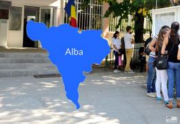 Harta cu rezultatele la Bacalaureat în judeţul Alba