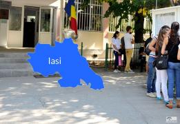 Harta cu rezultatele la Bacalaureat în judeţul Iaşi