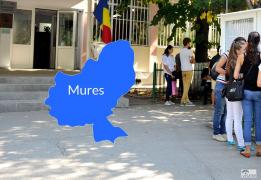 Harta cu rezultatele la Bacalaureat în judeţul Mureş