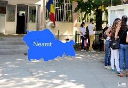 Harta cu rezultatele la Bacalaureat în judeţul Neamţ