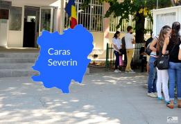 Harta cu rezultatele la Bacalaureat în judeţul Caras Severin
