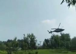 Imagini şocante cu momentul în care un elicopter se prăbuşeşte în Beijing (video)
