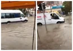 Inundatii in Slobozia dupa o ploaie de 30 de minute