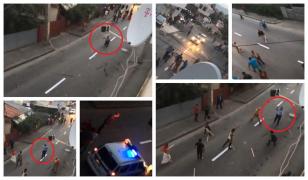 Bătaie sângeroasă cu zeci de persoane pe o stradă din Neamţ, cu răngi, bâte, poliţişti şi focuri de armă (Video)