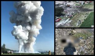 24 de morţi şi zeci de răniţi, după o explozie violentă la un depozit de artificii. Momentul deflagraţiei