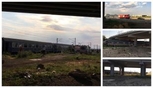 Bărbat spulberat de tren, în zona magazinului Auchan, din Ploieşti