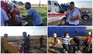 Operațiune de salvare la trenul deraiat