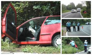 Un tânăr şofer a vrut să le arate prietenilor ce poate, în "Curba Morţii", la Timişoara. A lovit un cap de pod, cu toată lumea în maşină