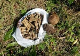 Grenade şi cartuşe din al Doilea Război Mondial, gasite in Vrancea