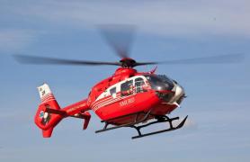 Elicopterul SMURD, în misiune