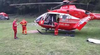 Biciclist în stare gravă după ce a căzut în cap, la Carpathian MTB Epic