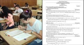 Subiecte matematică Bac toamnă 2018. Ce au de rezolvat elevii la proba scrisă