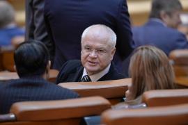 Eugen Nicolicea, în plenul reunit al Parlamentului