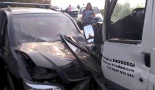 Accident la Brasov. Un sofer de microbuz a murit pe loc