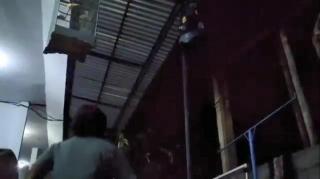 Momentul când se declanşează cutremurul din Lombok