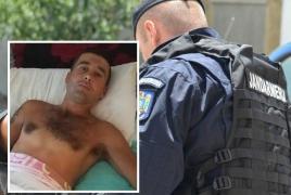 Un jandarm a rupt în bătaie un tânăr din Vaslui, chiar sub ochii iubitei acestuia, însărcinată. De groază, femeia a născut