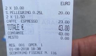 Nota de plată uriaşă primită de un politician la o terasă din Veneţia