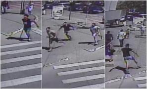 Bătaie cu răngi, bâte și topoare la Bârlad! Peste 20 de indivizi s-au răfuit ca-n filme sub privirile îngrozite ale trecătorilor (Video)