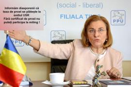 Maria Grapini, reclamată la CNCD după mesajul adresat românilor din diaspora: ”Taxa de prost se plăteşte la sediul USR. Fără certificat de prost nu puteţi participa la miting!"