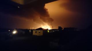 Flăcări la rafinăria din Germania