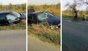 Accident înfiorător la Vişina, Olt. Un bărbat aflat într-o căruţă a fost sfârtecat de un şofer