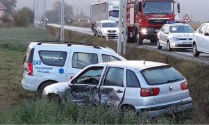 Accident cu o ambulanta la Cluj