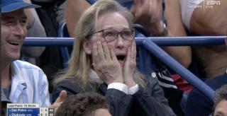 Meryl Streep a făcut un spectacol la US Open. Un schimb de mingi a lăsat-o cu gura căscată pe actriţă