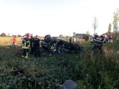Grav accident rutier lângă Focşani, soldat cu 5 victime. Mai multe ambulanţe sunt la faţa locului (Video)