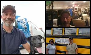 Un şofer de TIR e erou în America. A salvat 64 de câini şi pisici din calea uraganului Florence