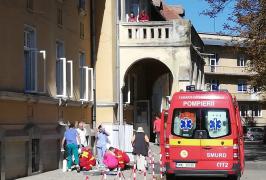 Un pacient s-a aruncat în cap de la etajul 1 al Spitalului Mârzescu din Brașov