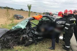 Accident teribil pe E 85, cu victime la Pădureni, Vrancea