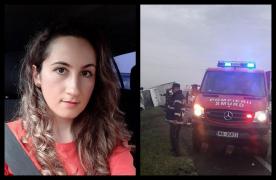 Ea e tânăra de 27 de ani care a murit în cumplitul accident de la Golești, Vrancea. Șoferița a intrat cu mașina într-un TIR