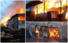 Incendiu de proporţii în Teleorman