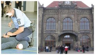 Şofer beat şi agresiv făcut KO de un poliţist, în faţa gării din Arad, după ce l-a lovit pe omul legii