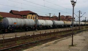 Pericol de explozie în gara Videle din cauza unor scurgeri de propilenă dintr-un tren
