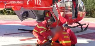 Bărbat rănit la Constanţa, după ce i-a explodat o baterie auto în faţă. Victima e în stare foarte gravă la spital