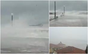 Ciclonul Zorba lovește puternic sudul Greciei. Ploi torențiale, vijelii și valuri uriașe la țărm (Video)