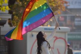 Aproape 150 de persoane au protestat în Piaţa Victoriei faţă de referendumul pentru familie