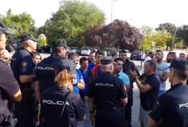 Proteste la Madrid, la vizita Vioricăi Dăncilă
