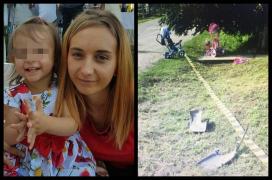 Apel pentru salvarea Andreei, tânăra mămică accidentată, alături de fiica ei de 3 ani, de un şofer beat, la Borşa, în Cluj