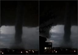 Tornada marina gigant in Crimeea