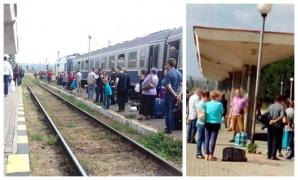 Tren fără frâne la Bârlad! Călătorii terifiaţi, după ce trenul a trecut în viteză prin staţia CFR, fără să oprească (Video)