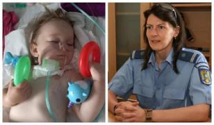 Ajutor pentru Larisa, fetiţa jandarmeriţei ucise pe trecerea de pietoni. Micuţa de un 1 an şi 6 luni este tot în comă (Video)