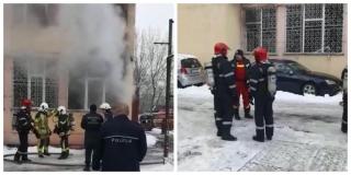Incendiu la școala numărul 77 din București