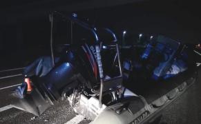 Ambarcațiunea din accidentul care a dus la arestarea românilor