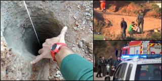Un copil de 2 ani a căzut într-o fântână adâncă de 100 de metri, în Spania. Micuţul este blocat în puţul îngust de duminică seară (Video)