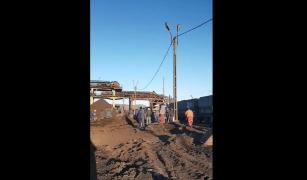 Tren blocat de mineri, în Gorj. Mii de angajaţi ai Complexului Energetic Oltenia au intrat în grevă