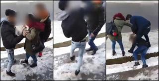Elev din Alba, bătut crunt în mijlocul străzii. Rivalul în dragoste l-a lăsat lat dintr-un singur pumn (Video)
