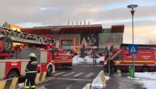 Incendiu la mall Băneasa