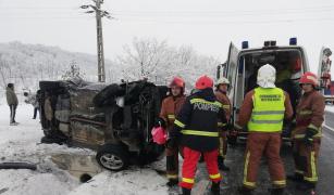 Accident la Reghin